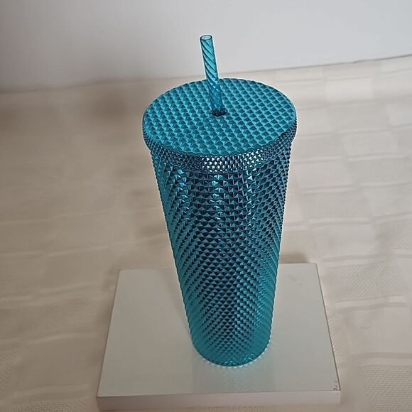 Starbucks Studded Cold Cup Venti Tumbler 24oz/ 710ml Blue - Picture 11 of 16